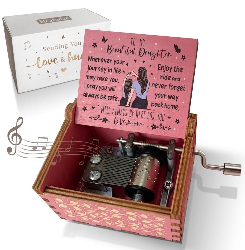 9566 to My Beautiful Daughter Music Box Gifts from Mom,You are My Sunshine